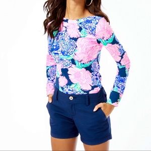 5” Callahan Jacquard short in true navy